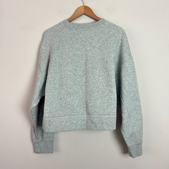 Under Armour Sweatshirt Womens Large Gray Iron Paradise Rock Loose Fit Fleece L - Picture 7 of 8